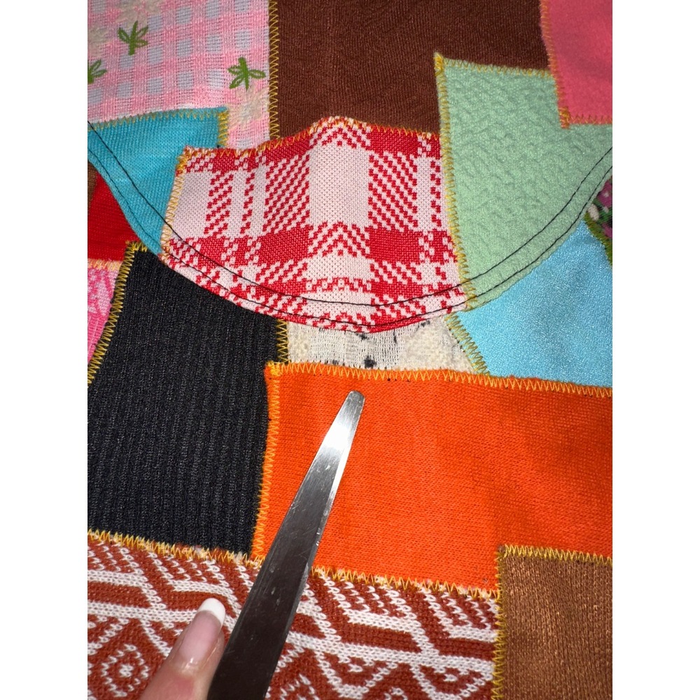 Crazy Quilt 70's Patchwork Pieced Jacket - image 12